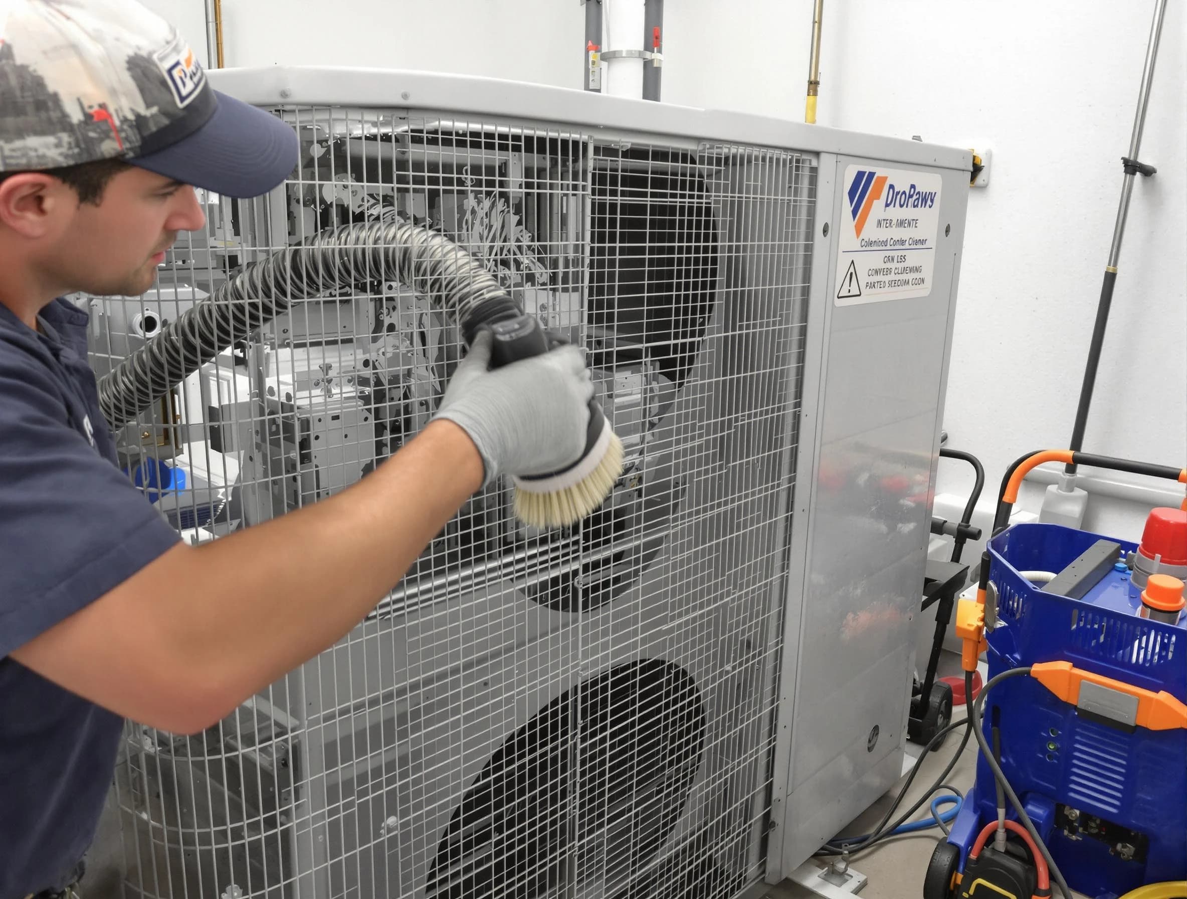 Niwot Air Duct Cleaning specialist performing precision AC coil cleaning for improved system performance in Niwot