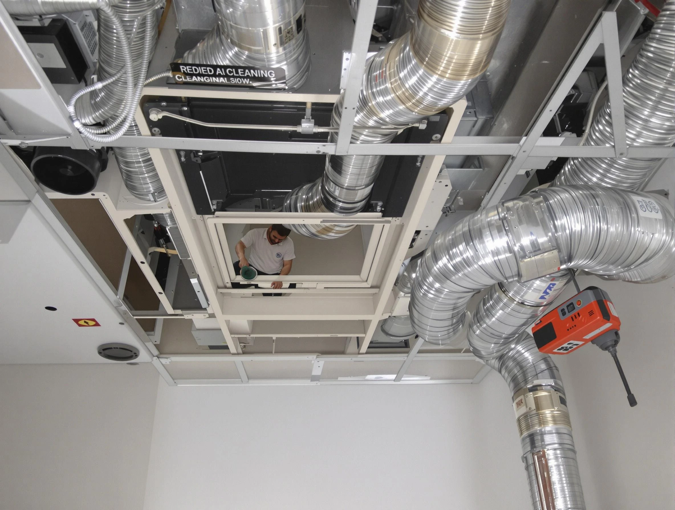 Niwot Air Duct Cleaning technician performing detailed central duct system cleaning in Niwot