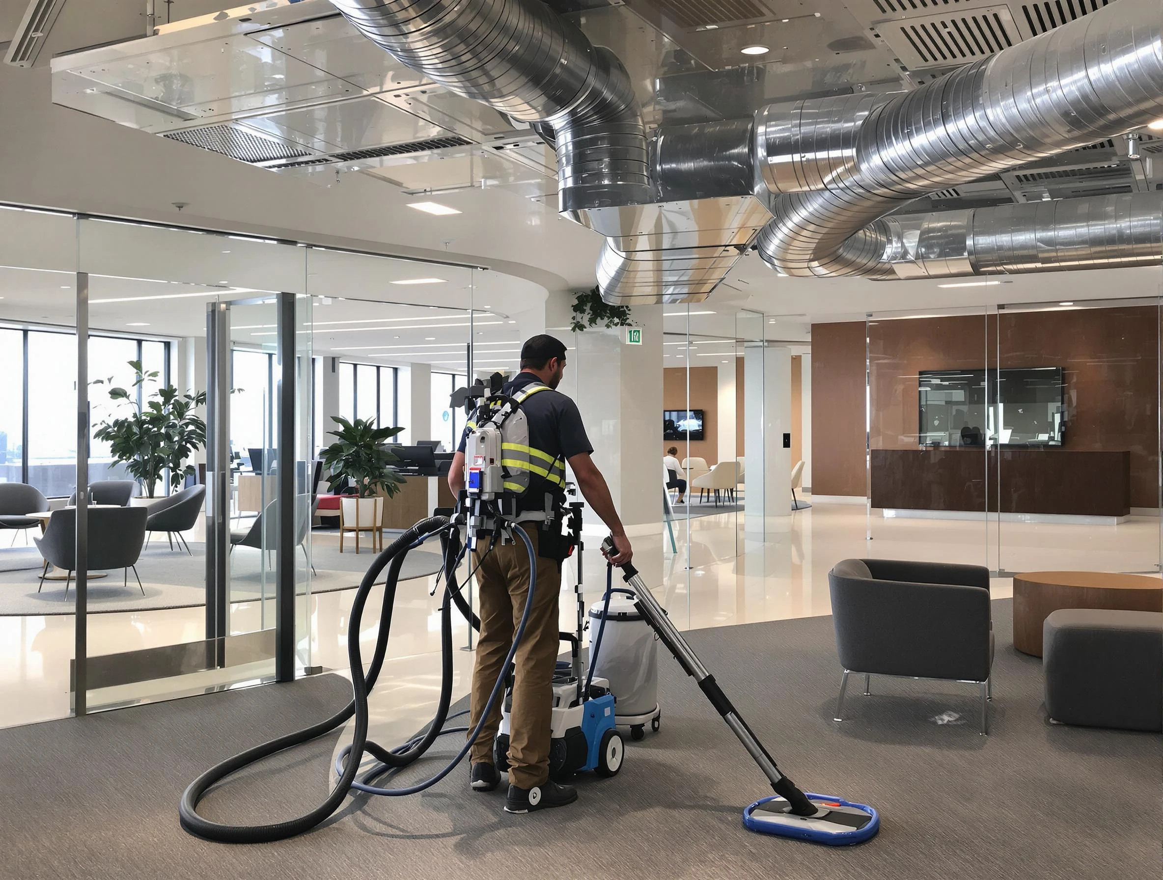 Commercial duct cleaning service by Niwot Air Duct Cleaning in Niwot