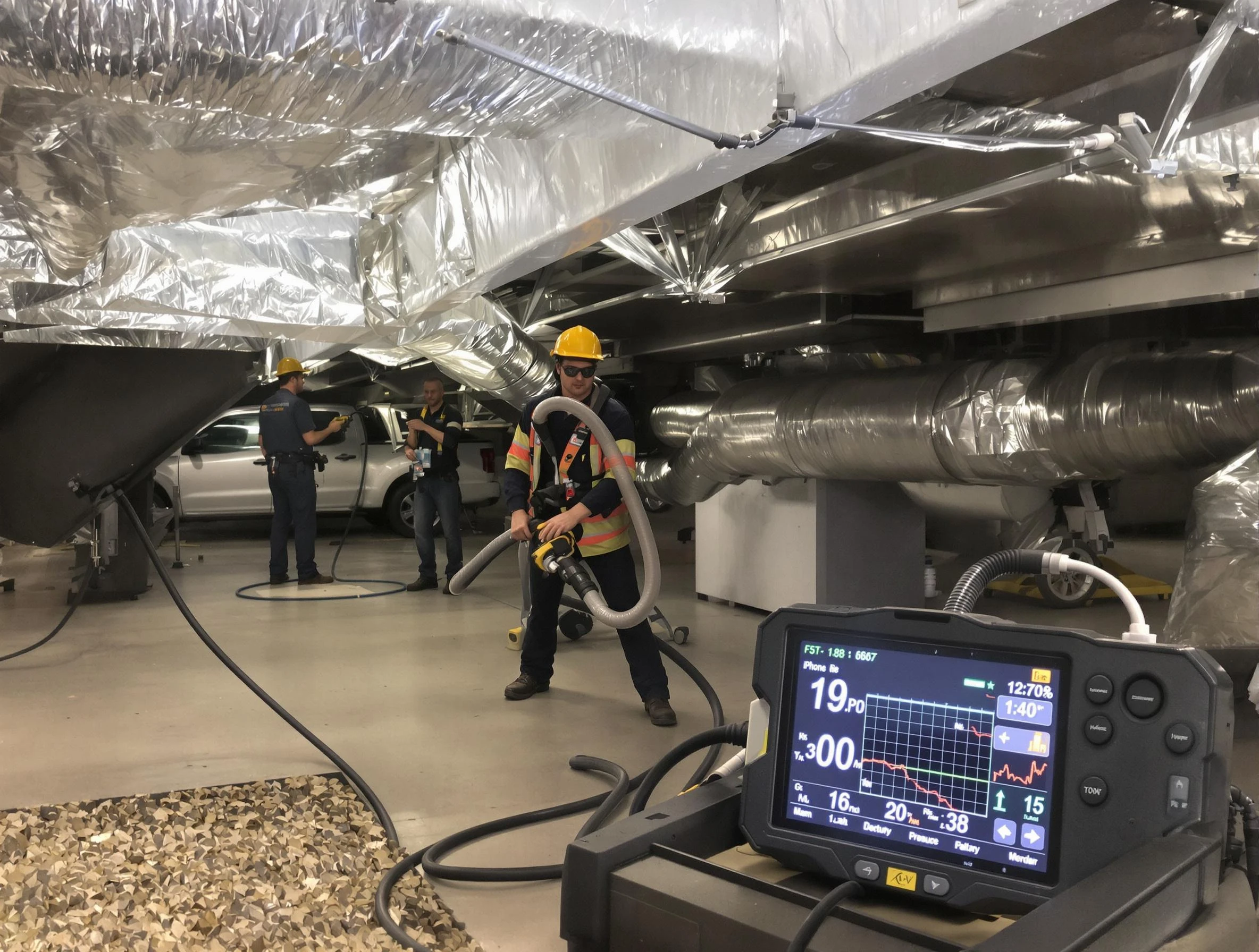 Professional negative pressure duct cleaning by Niwot Air Duct Cleaning in Niwot