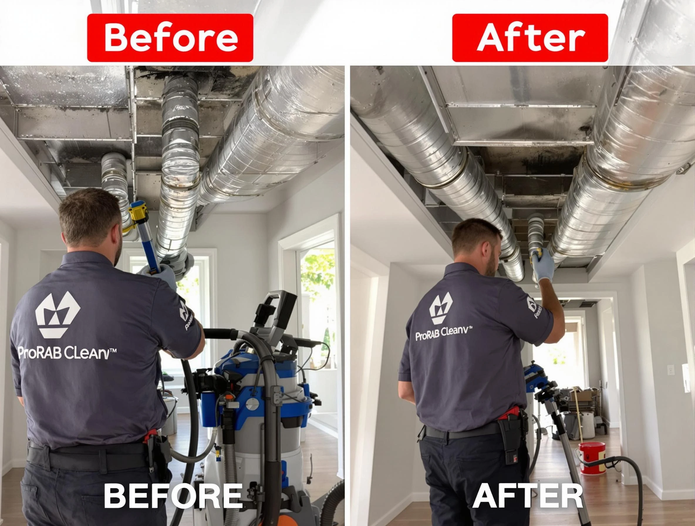 Niwot Air Duct Cleaning expert performing thorough residential duct cleaning in a Niwot home